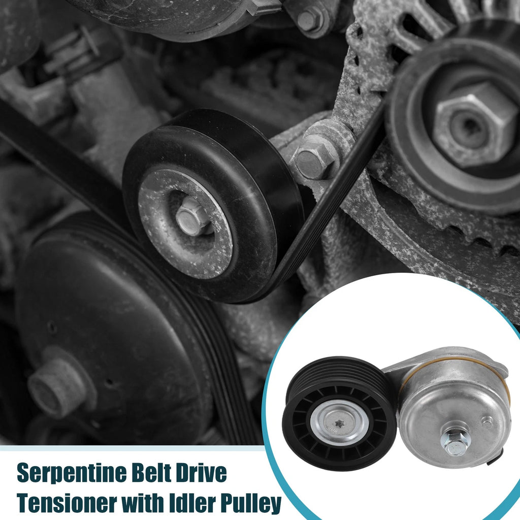 Set of 1 Drive Belt Tensioner Pulley Assembly for Chevrolet Express (2003–2023)