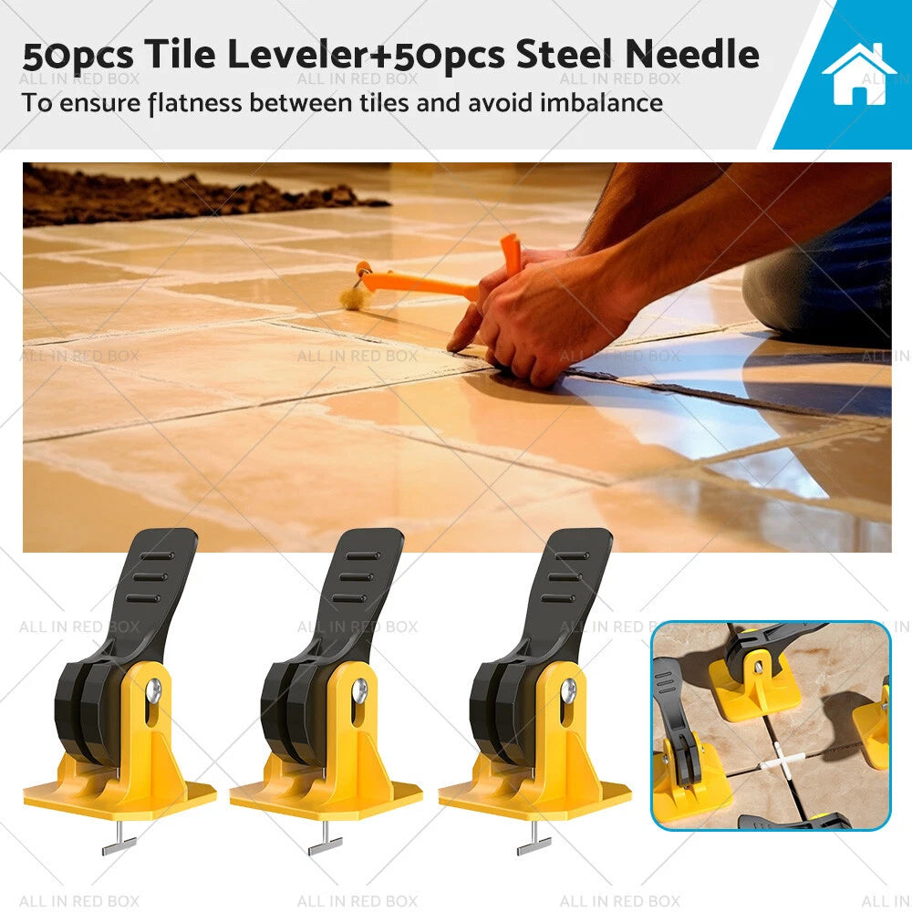 50PCS Tile Leveling System Clips for Floor Wall Tiling
