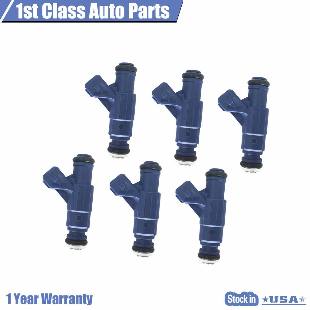 Set of 6 Fuel Injectors for Ford Ranger Explorer Mazda B4000 (1998–2005)