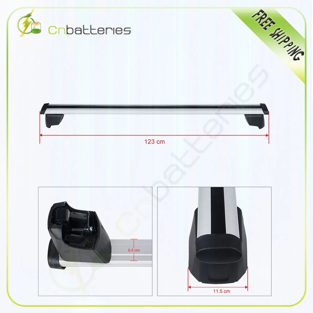 2X Aluminum Roof Rack Cross Bars for Audi Q5 SQ5 (2018–2019)