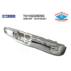 Replacement Chrome Steel Rear Step Bumper Face Bar for Toyota Tundra (2000–2006)