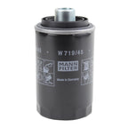 Mann Oil Filter W 719/45 for Audi A3 A4 TT A6 VW Beetle CC Eos GTI Jetta Passat (2000–2023)