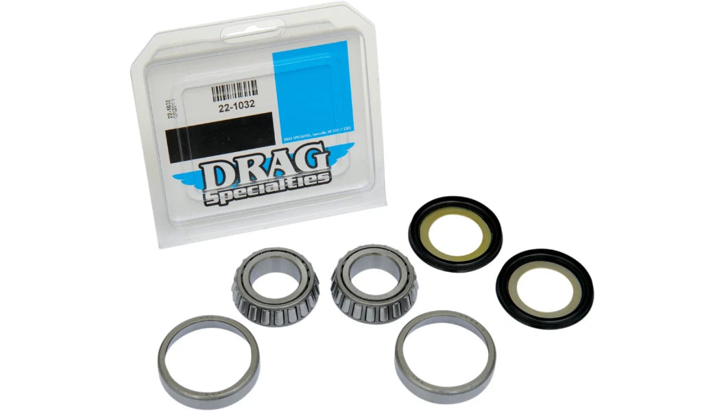 Drag Specialties Neck Steering Stem Bearing & Race Kit for Harley Davidson
