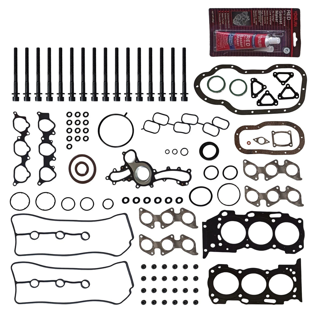 Full Gasket Set with Head Bolts for Toyota Tacoma 4Runner Tundra (2005–2015)