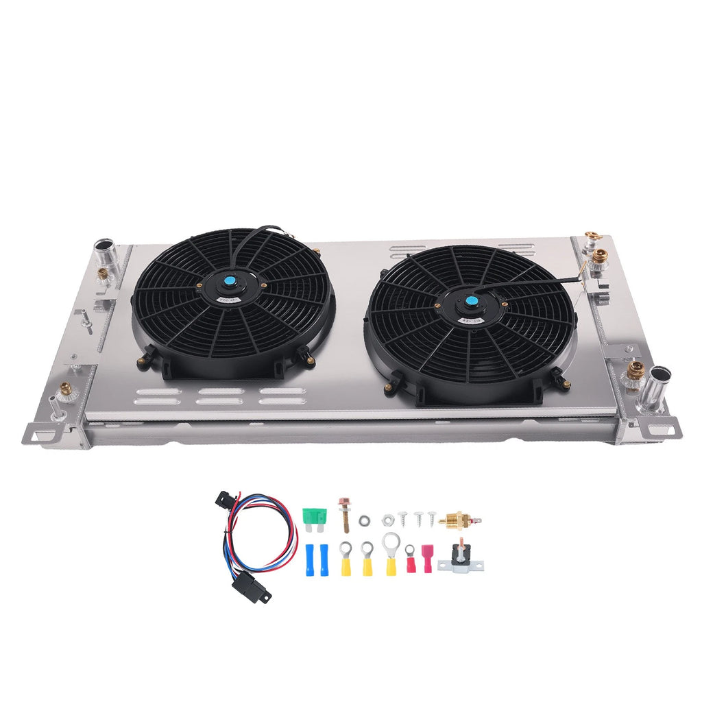 3 Row Aluminum Radiator Shroud Fan for GMC Yukon 4.8L 5.3L V8 (2000–2011) RA20111