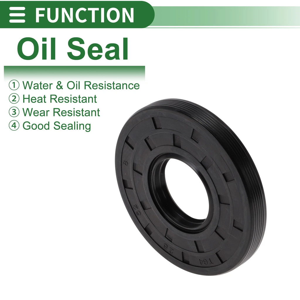 Set of 5 Oil Seals NBR Rubber 25x62x8mm for Various Models 