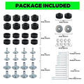 Body Cab Mount Bushings Kit for Ford F250 F350 Super Duty (1999–2007) KF04058BK