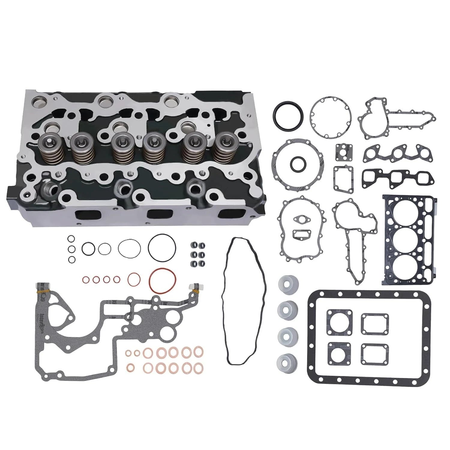 Complete Cylinder Head + Gasket Kit for Bobcat D1703 (238, 325D, 328C, L3430DT)