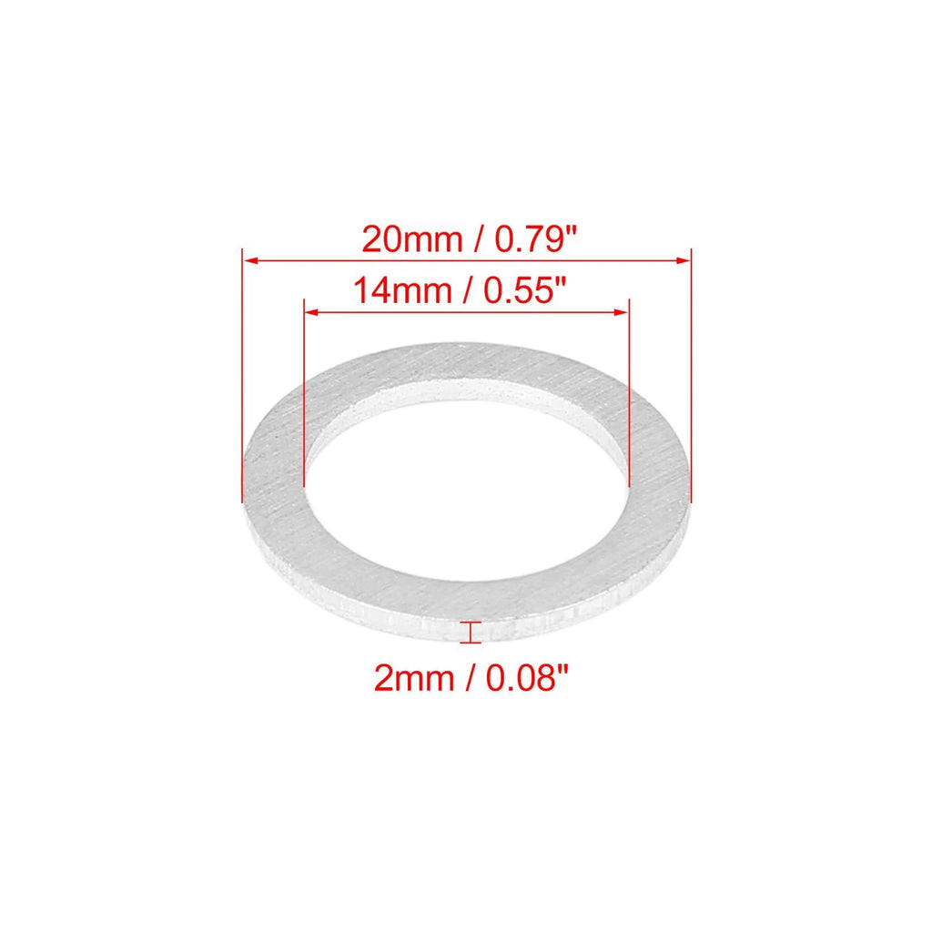 10pcs Oil Drain Plug Crush Gasket Seal for Mazda (M14)
