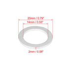 10pcs Oil Drain Plug Crush Gasket Seal for Mazda (M14)