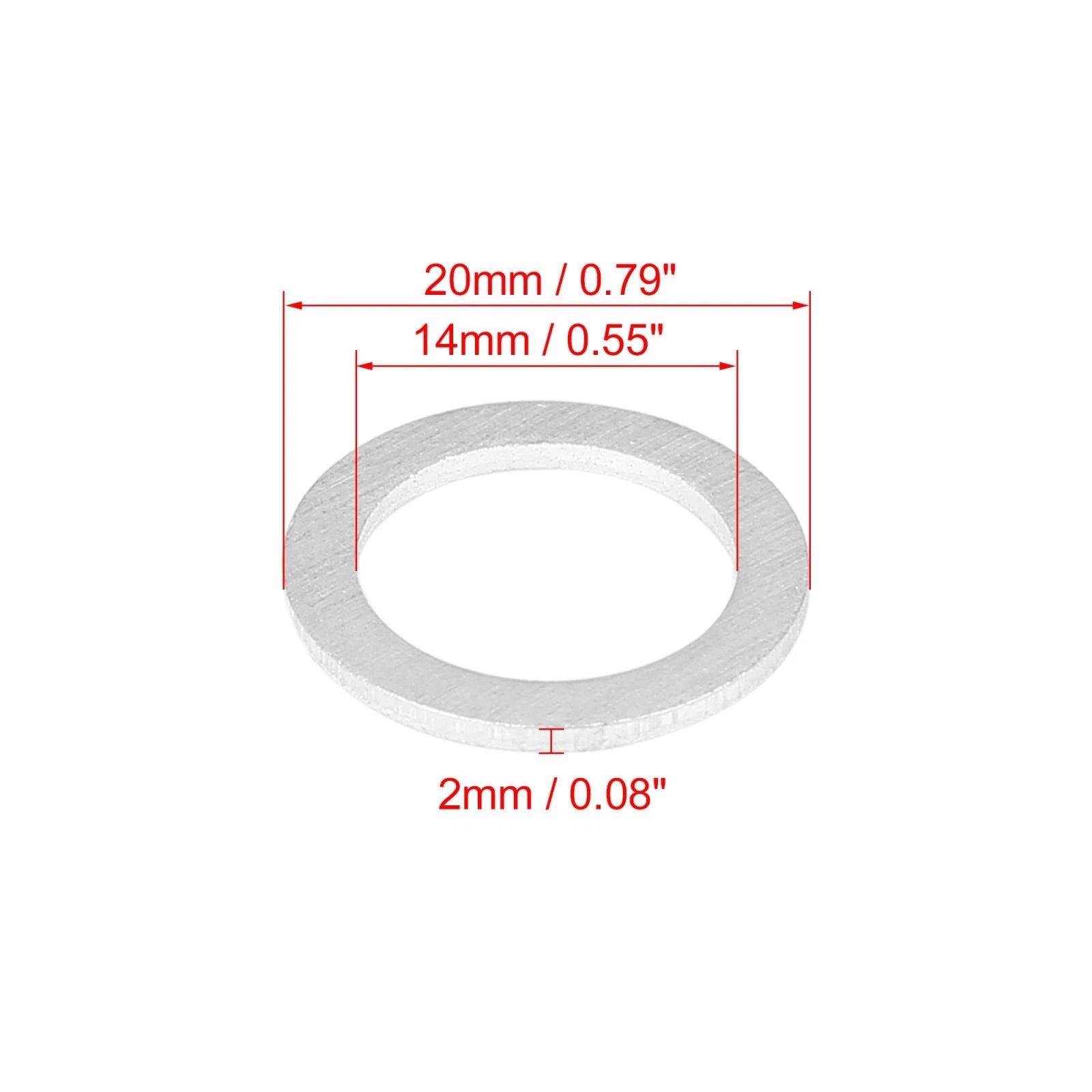 10pcs Oil Drain Plug Crush Gasket Seal for Mazda (M14)