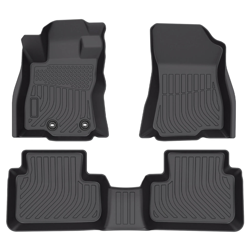 Set of 3D Floor Mats for Subaru Forester (2025–2026) TPE Rubber All Weather