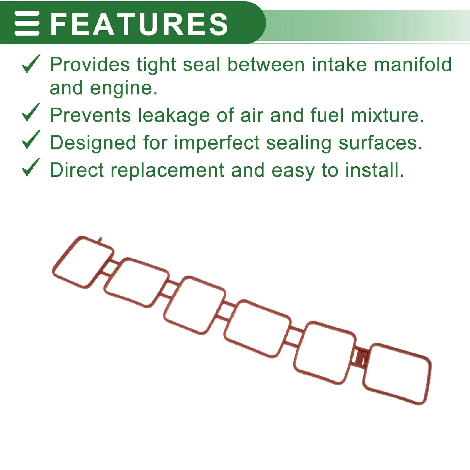 Engine Intake Manifold Gasket for Volkswagen Passat (2006–2007) No. 03H133237D