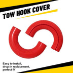 Tow Hook Covers for Ford F150 (2004–2024) & Bronco Base/Big Bend/Outer Banks (2021–2024) EPY