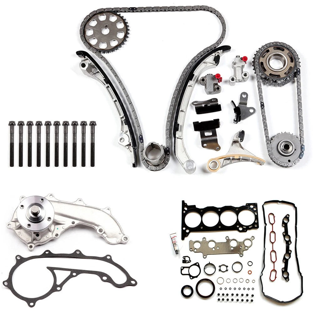 Water Pump & Head Gasket Bolts Set Timing Chain Kit for Toyota Tacoma (2005–2015)