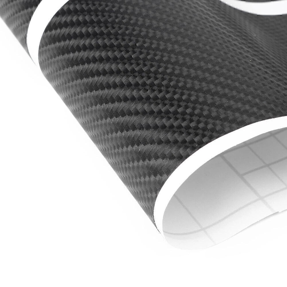 4 x 4D Carbon Fiber Door Sill Scuff Protectors for Car Auto