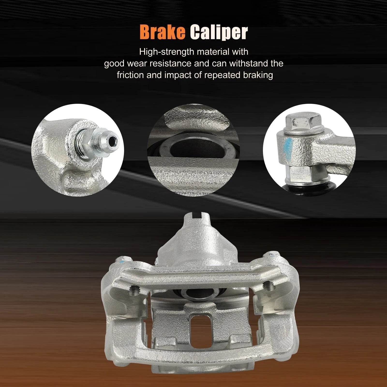 Rear Right Brake Caliper with Bracket for Hyundai Elantra (2009–2012)