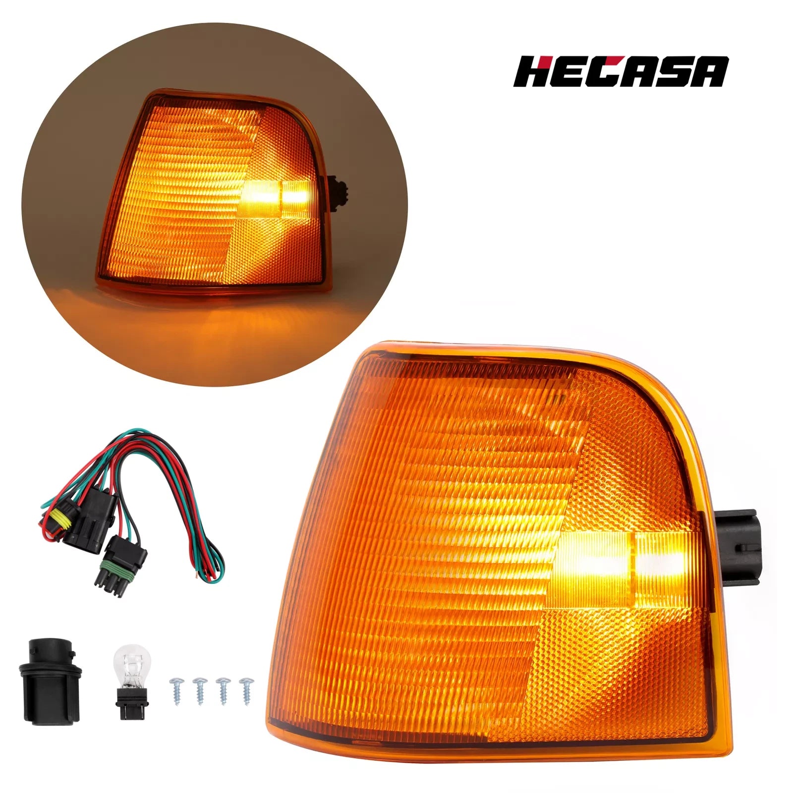 Left Side Turn Signal Corner Light for Peterbilt 375 385 (YYYY–YYYY)