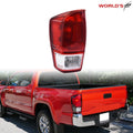 Left Side Rear Tail Light for Toyota Tacoma (2016–2019) Red/Clear Halogen