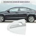 Front Left Door Handle Lock Cylinder Cover for Toyota Corolla (2014–2018) White