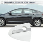 Front Left Door Handle Lock Cylinder Cover for Toyota Corolla (2014–2018) White