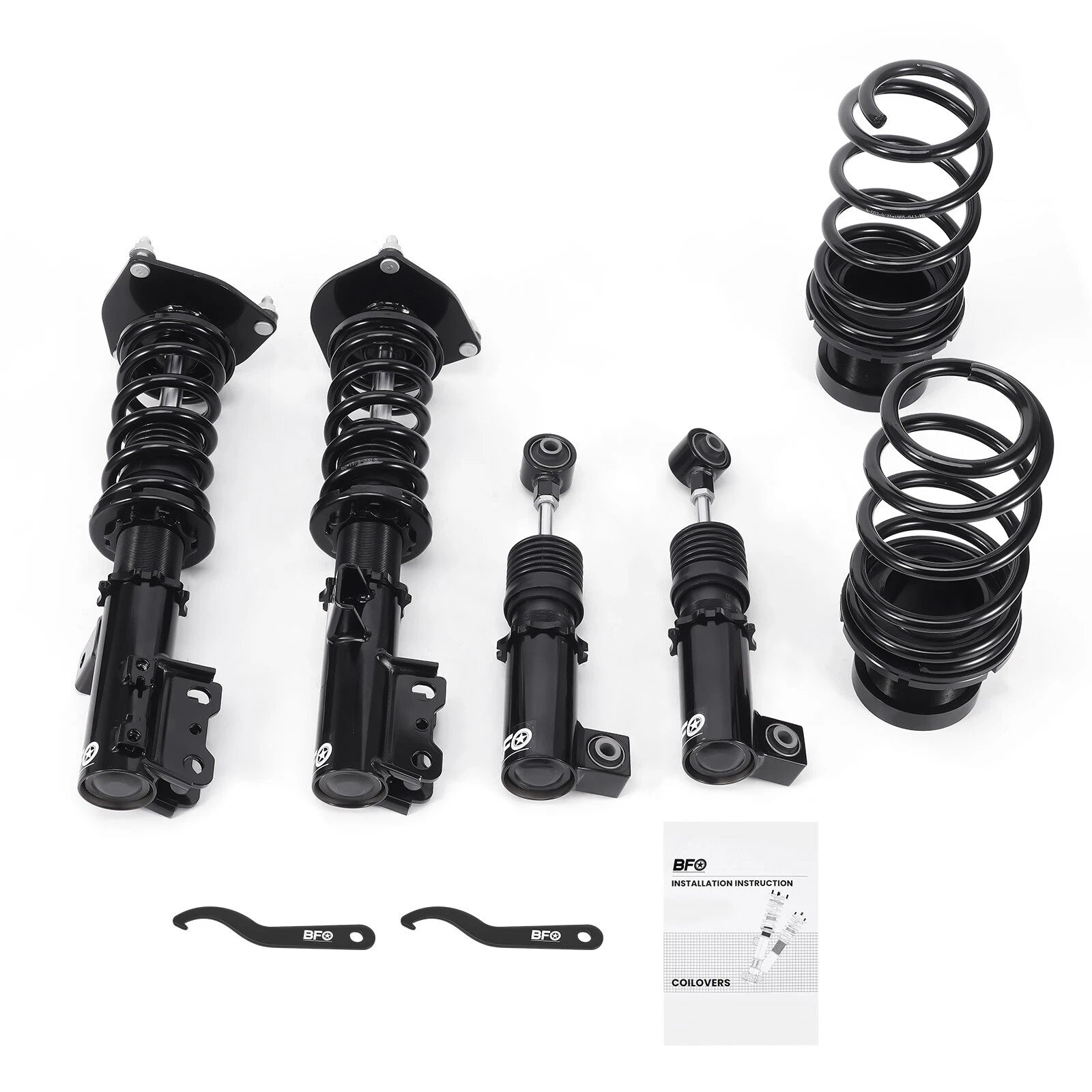 BFO Coilovers Kit For Hyundai Veloster 2013-2015 Adj. Height Shock Absorbers