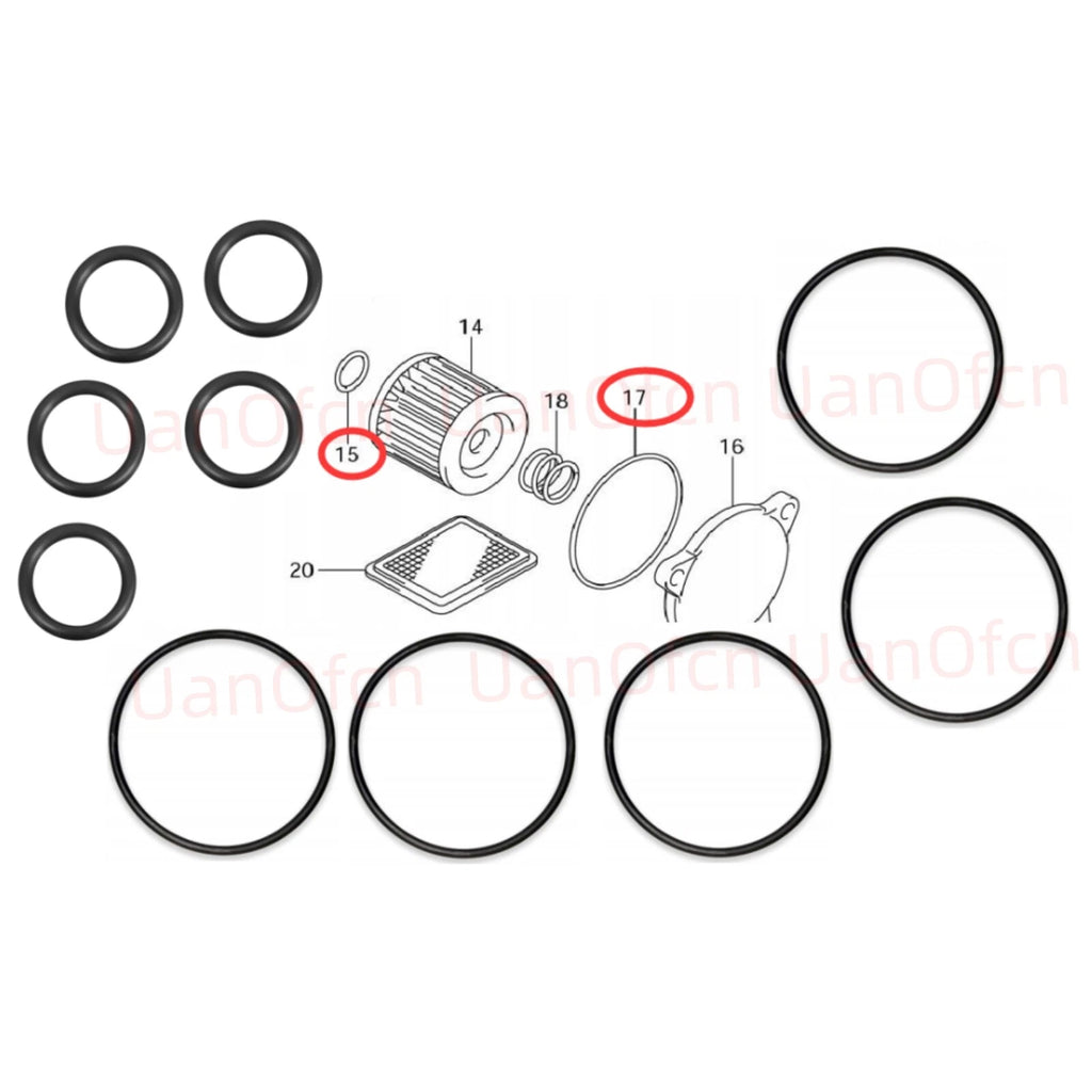 Oil Filters Set of 2 for (16510-05240, 09280-54001)