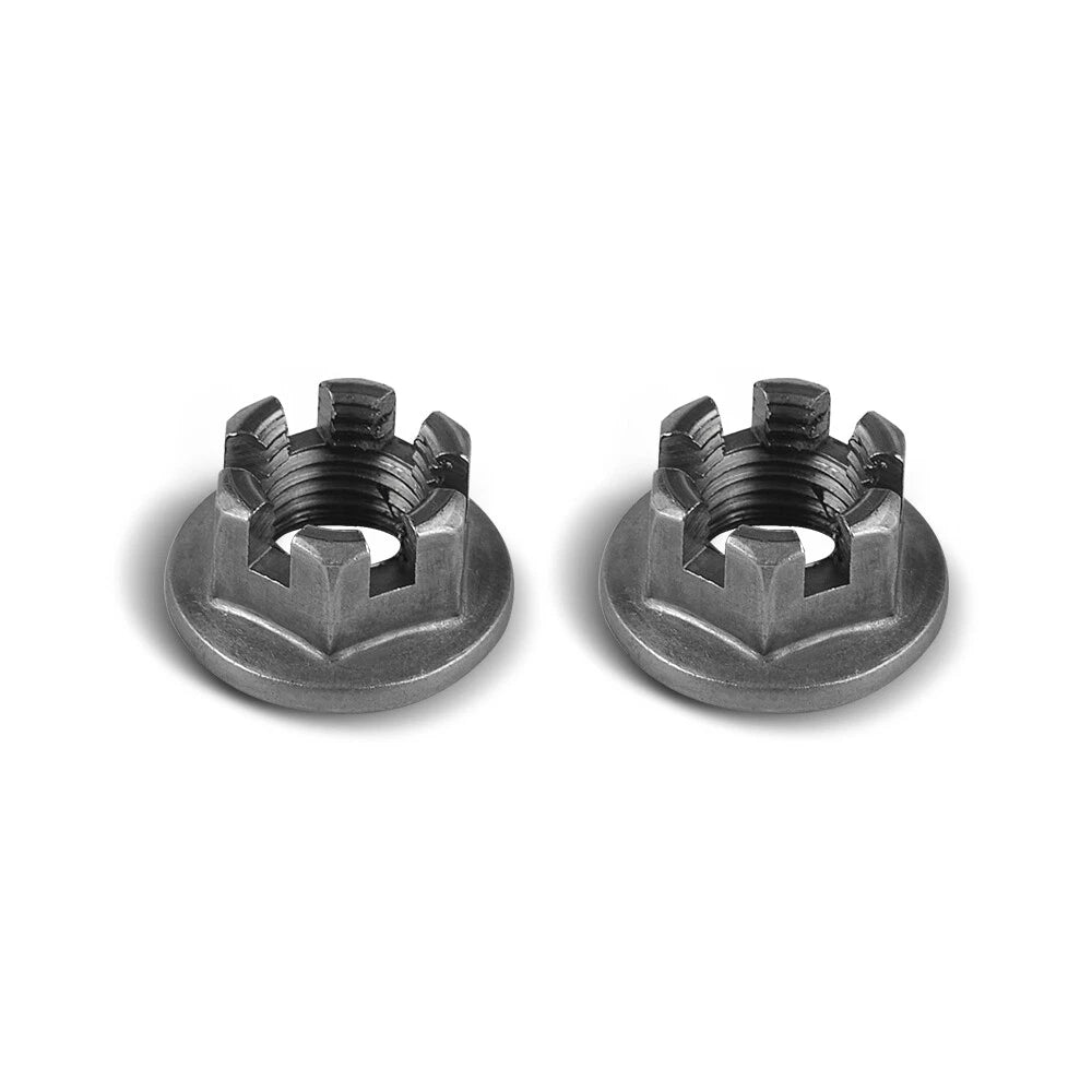 2X Front Axle Wheel Castle Nut for Yamaha Banshee Warrior Blaster (200–200)