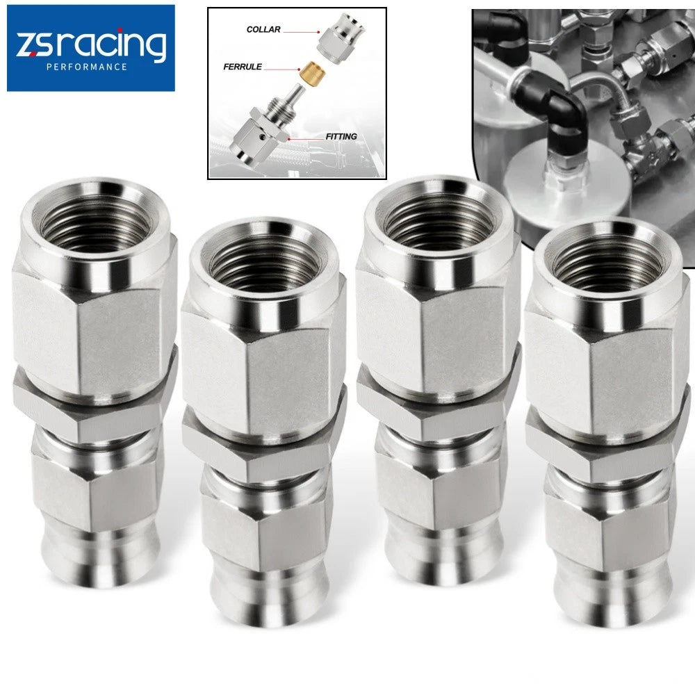 3AN AN3 Thread Stainless Steel Brake PTFE Teflon Swivel Hose End Fitting Adapter