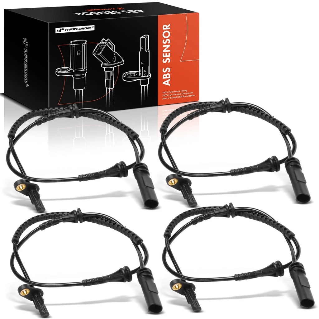 Set of 4 ABS Wheel Speed Sensors for BMW X3 X4 (2018–2024)