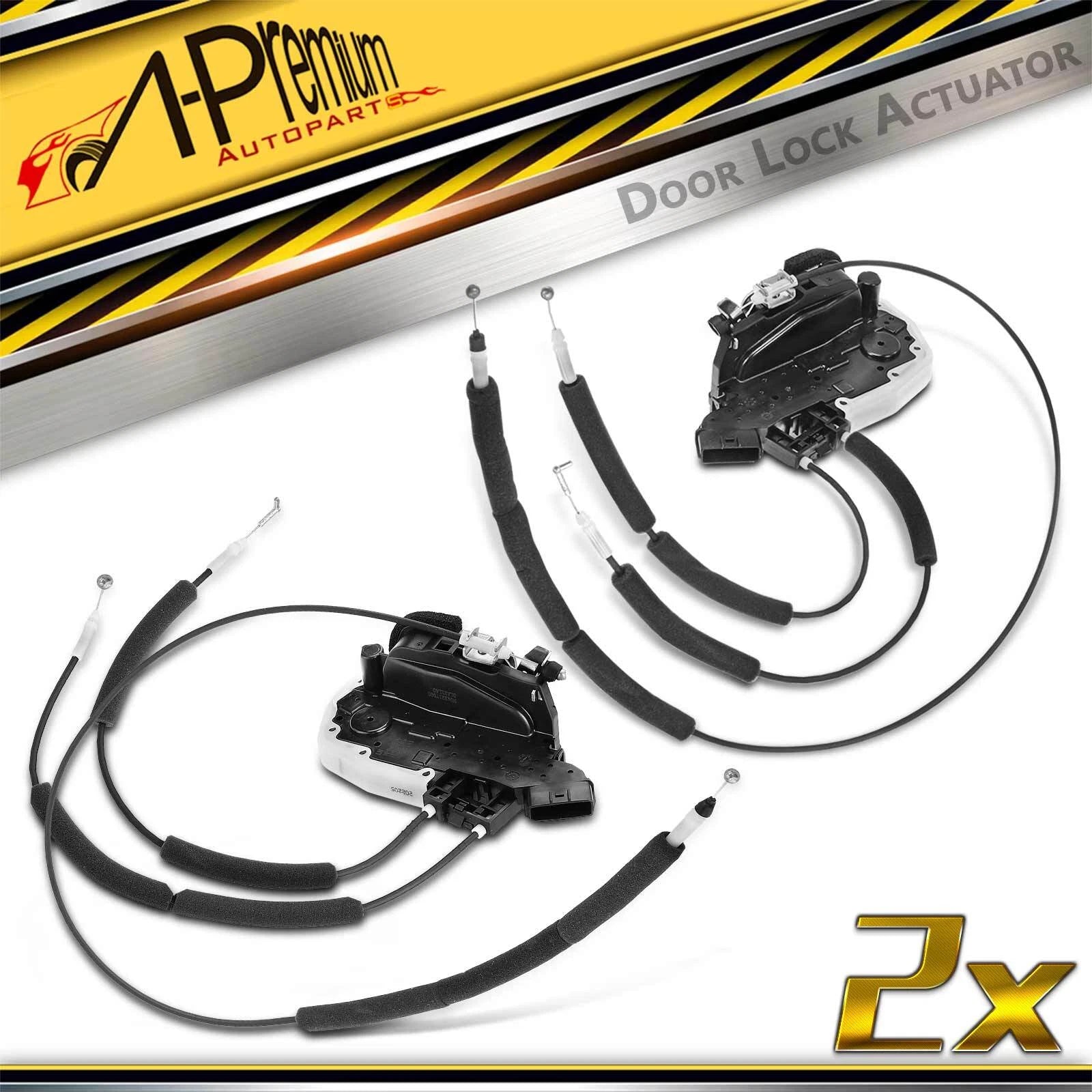 2X Rear Door Lock Actuator for Nissan Armada (2017–2020) Infiniti QX80 (2017–2020)