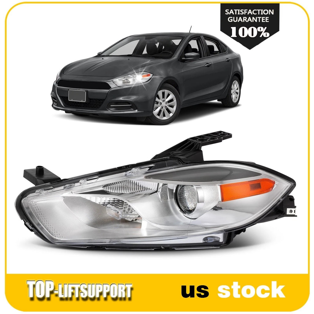 Left Driver Side Headlight for Dodge Dart (2013–2016) with Projector
