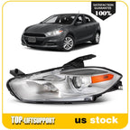 Left Driver Side Headlight for Dodge Dart (2013–2016) with Projector