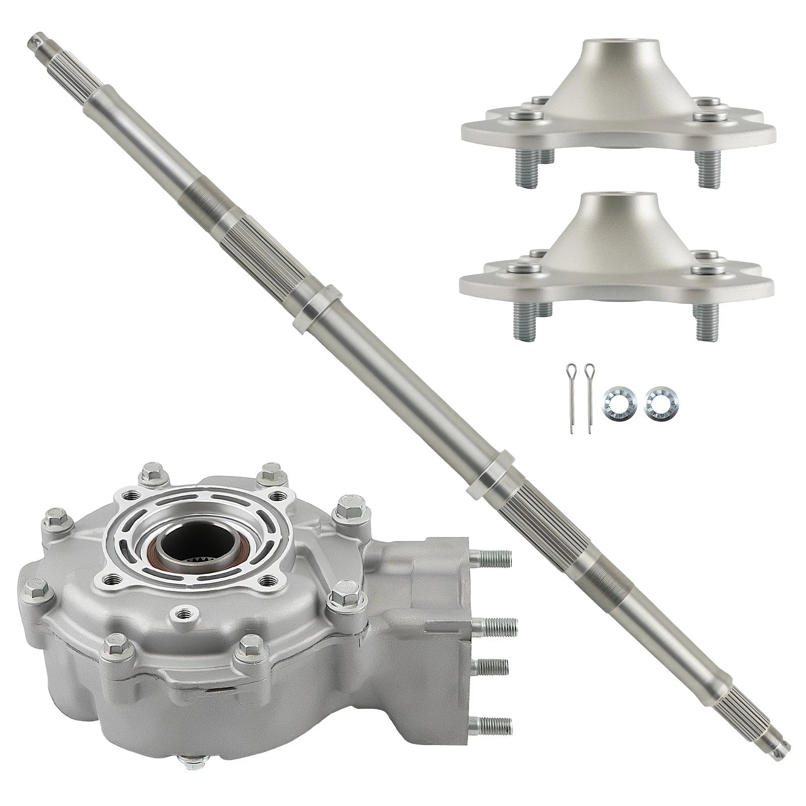 Rear Axle Assembly & Wheel Hubs + Rear Differential for Honda TRX300 (1992–2000)