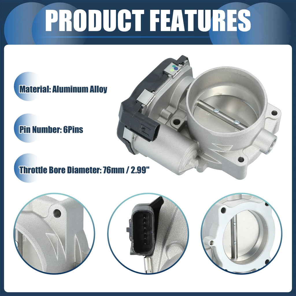 Throttle Body Actuator for Ford Explorer 4.6L V8 (2009–2010)