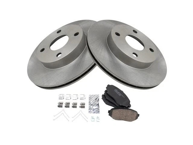 Front Brake Pad and Rotor Kit for Mazda Miata (1990–1993) WD695PN