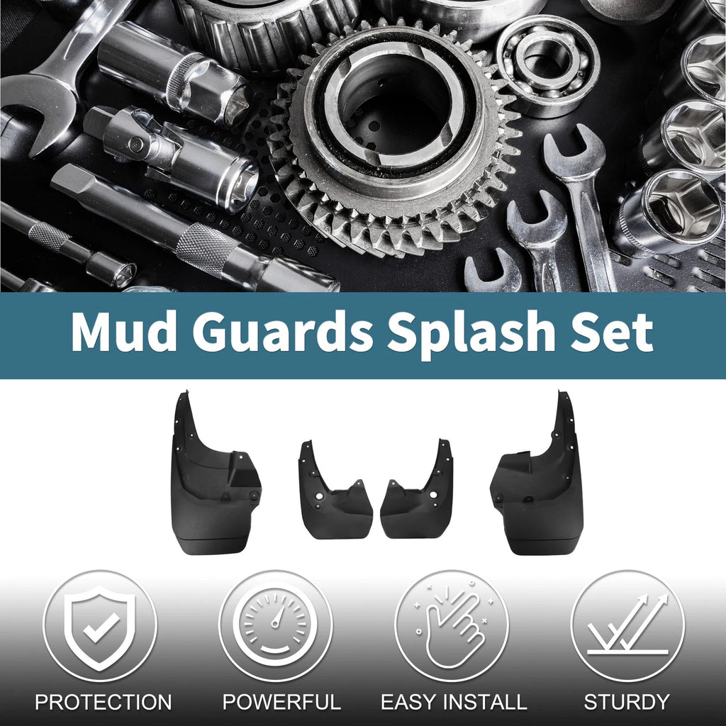 Set of 2 Mud Flaps Splash Guards for Toyota 4Runner (2010–2022)