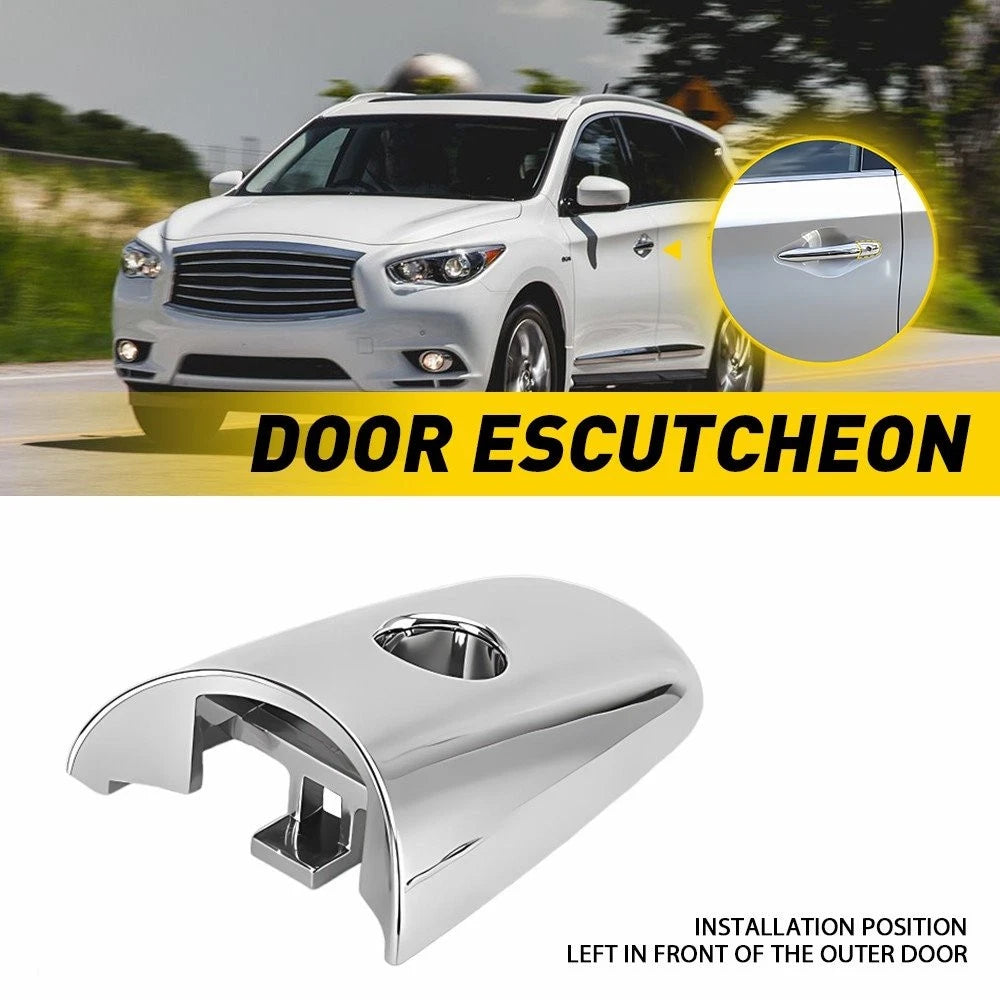 Front Door Escutcheon Outside Handle Cover for Infiniti QX60 QX70 QX80 (2014–2019)