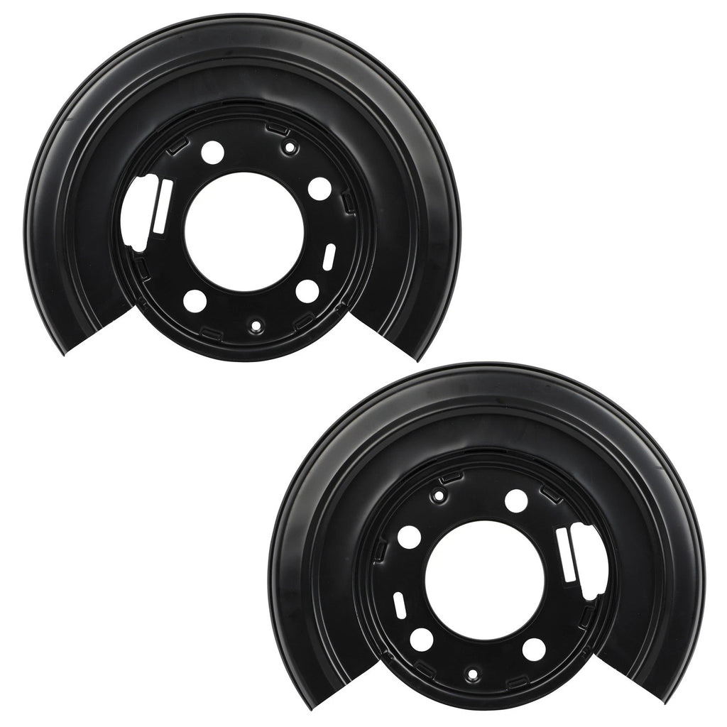 Set of 2 Rear Brake Dust Shield Backing Plates for Ford F250 F350 Excursion (1999–2015)