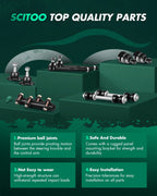 Set of 4 Front Struts Lower Control Arms Sway Bars for Toyota RAV4 (2006–2012)