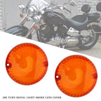 Turn Signal Light Lens Cover for Yamaha V Star 650 1100 Vmax 1200 1700 Amber