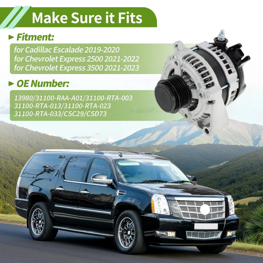 Alternator 150A 12V for Chevy Silverado (2015–2019) No. 84143543
