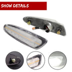 Clear Lens White Front Side Marker Lamp for Toyota Supra, Celica