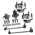 Wheel Hub w/o ABS + Sway Bar Ball Joint Kit for Equinox Torrent (2005–2006) 513190