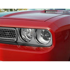 Brushed Stainless Steel Headlight Surrounds for 2008–2014 Dodge Challenger SRT8