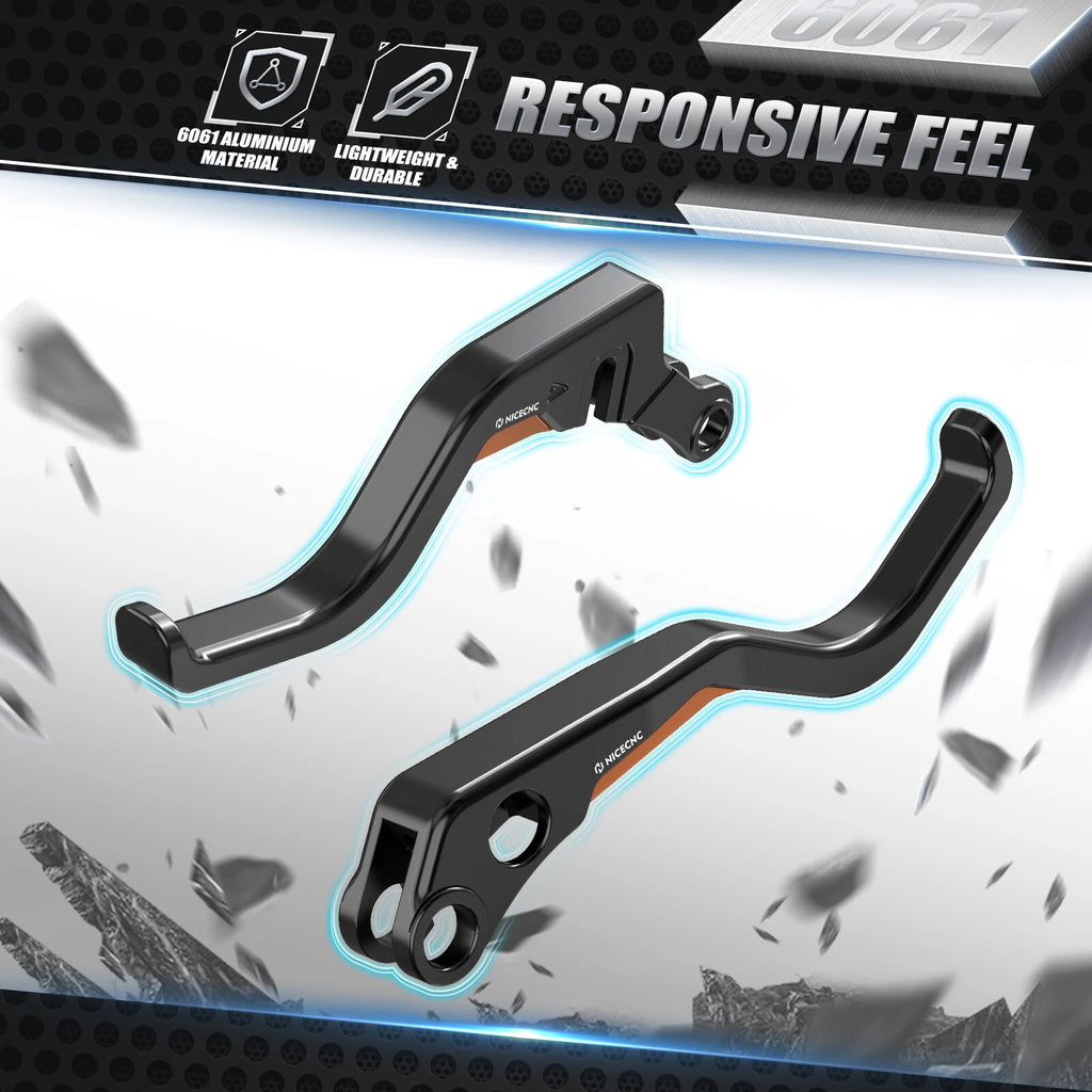 Shorty 2-Finger Brake Clutch Levers for Harley Sportster S (2021–2024)
