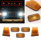 Amber Parking Lamp Lens with Anti-Leak Seal for Hummer H2 SUT