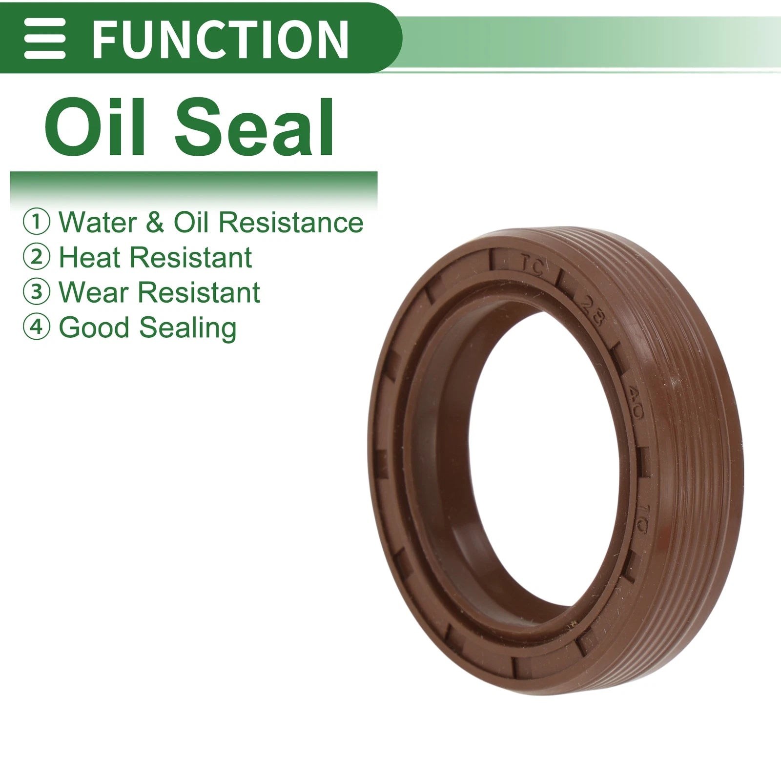 Set of 5 Oil Seals FKM Rubber 28x40x10mm for Various Models 