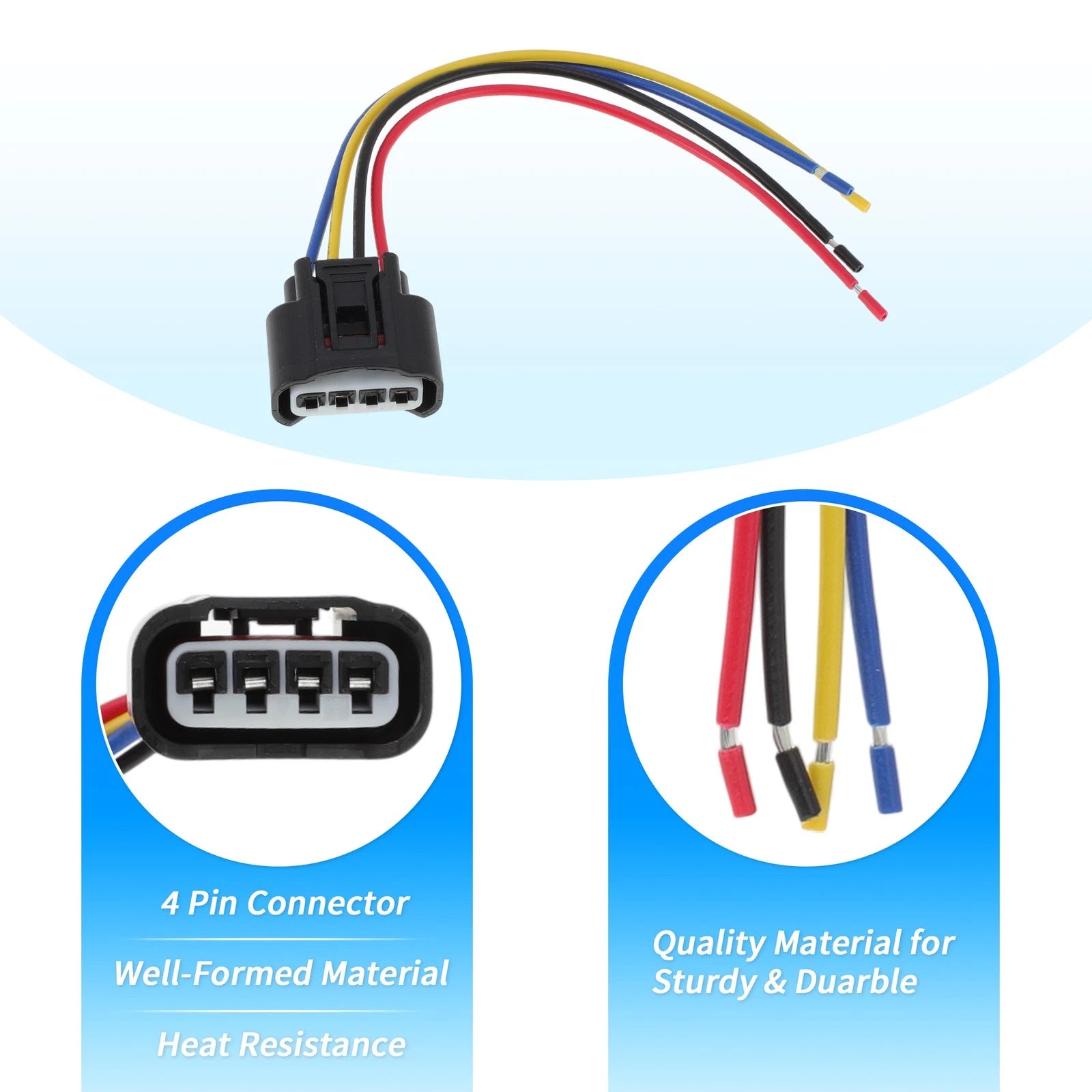 Set of 4 Ignition Coil Connector Plug Harness for Lexus ES300 (1999–2003) No.UF267/C1175