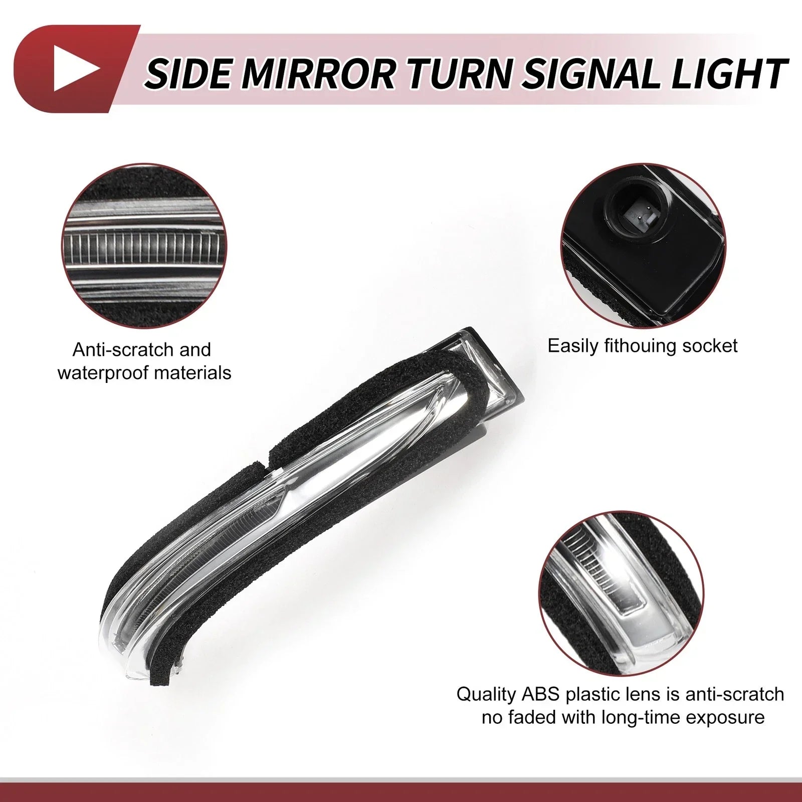 Car Mirror Turn Signal Light for Hyundai I10 Right LED (2014-2017)